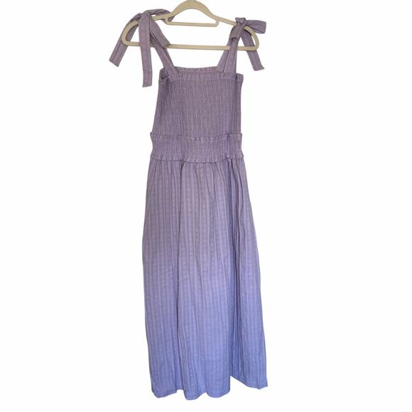 Lost + Wander Revolve Angel in Disguise Dress XS Purple Lavender Smocked NWT - Picture 2 of 10